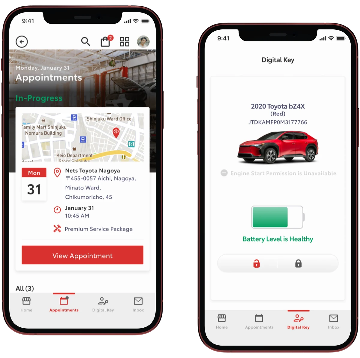 Koto by Toyota interface design